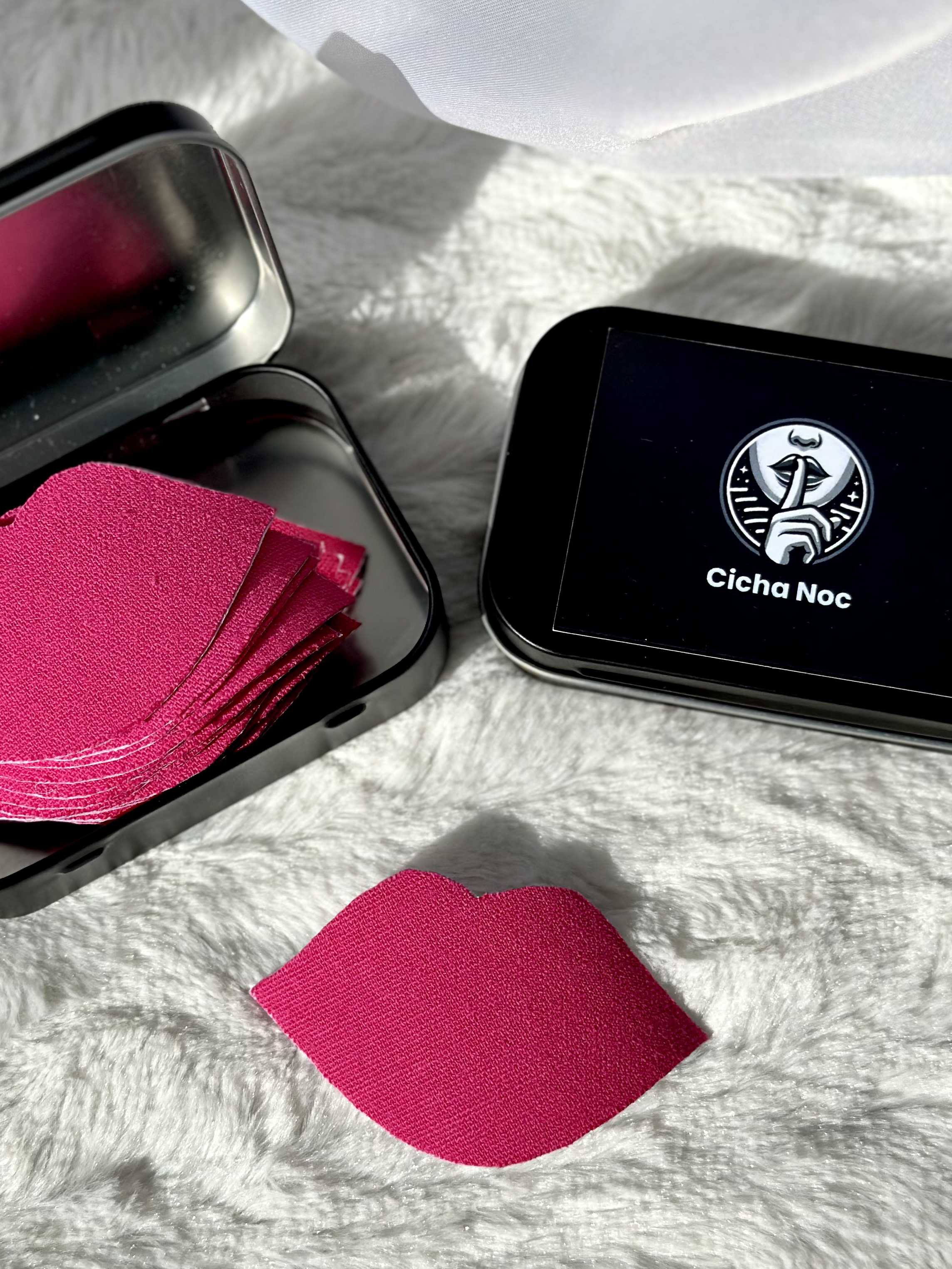 Cicha Noc - Plastry na usta Premium (3x30 sztuk) z pudełkiem